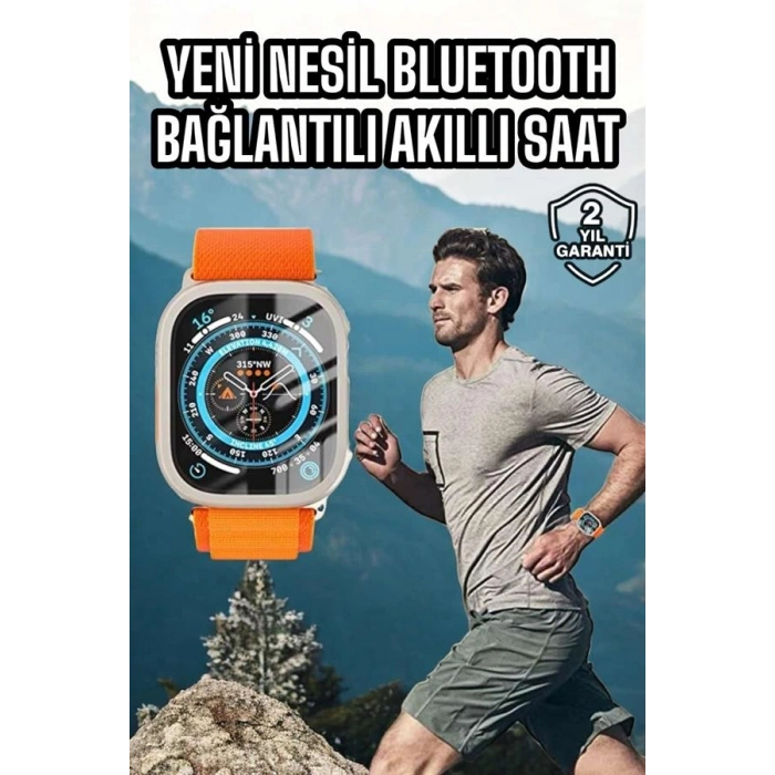 Akıllı Saat Uyku Ve Spor Takibi Yeni Nesil Bluetooth Bağlantılı Amoled Ekran