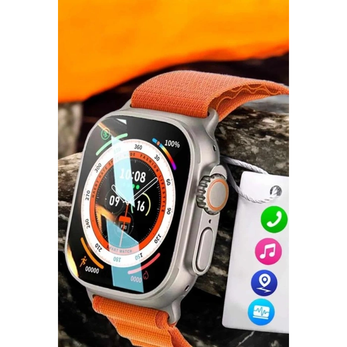 Akıllı Saat Uyku Ve Spor Takibi Yeni Nesil Bluetooth Bağlantılı Amoled Ekran