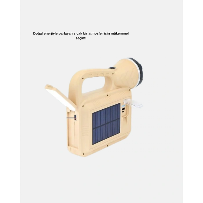 Alev Efektli Solar Lamba Cob Işıklı Taşınabilir Bahçe Kamp Aydınlatma