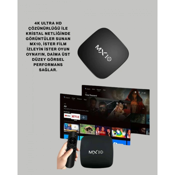 Android Tabanlı Akıllı Medya Oynatıcı – 4 Çekirdekli İşlemci, Ekran Yansıtmalı
