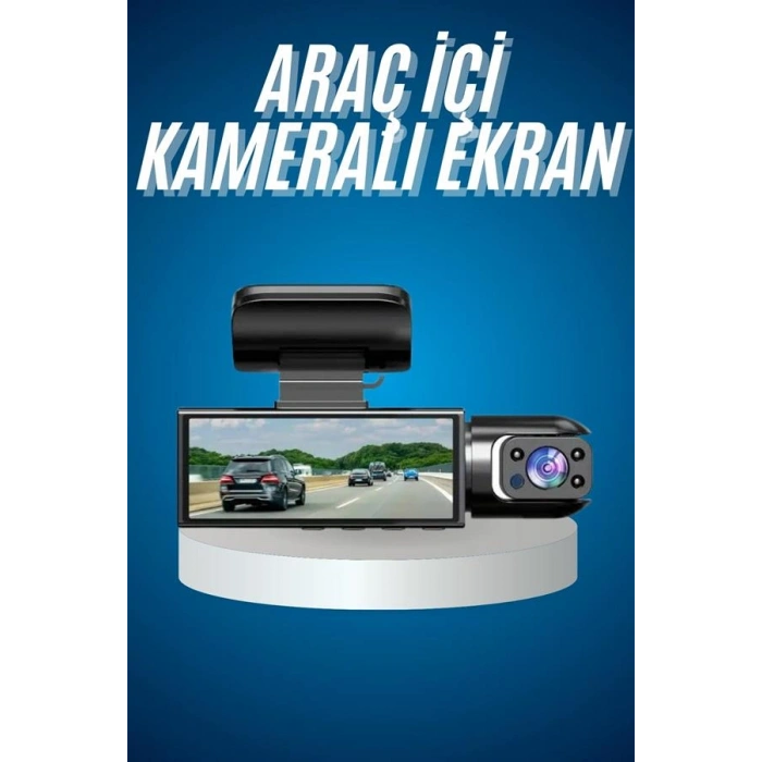 Araç Kamerası Dönebilen Hd Kaliteli Video Ve Fotoğraf Kaydedici