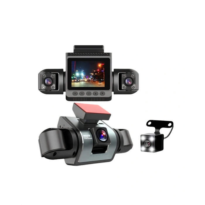 Araç Ön Arka İç Kamera Sistemi Full Hd Hareket Sensörlü Kayıt Cihazı