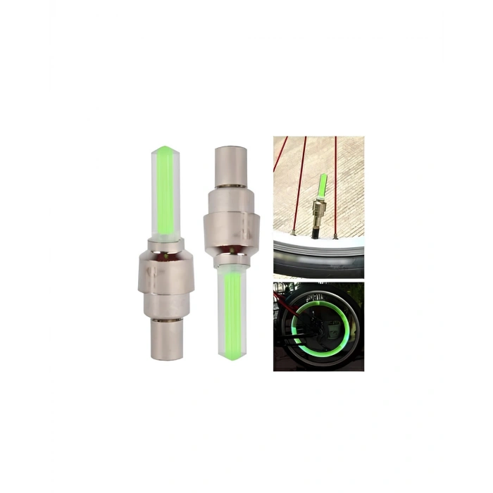 Araç Sibop Led Işığı 2li Set Bisiklet Motosiklet Jant Lambası