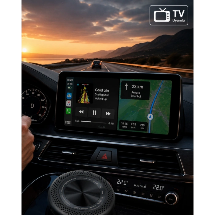 Araç Ve Tv Uyumlu Carplay Box 4gb Ram 64gb Hafıza Hdmı Android Sistem