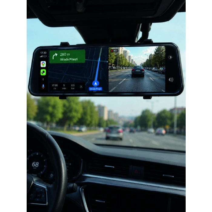 Ayna Carplay Dokunmatik Araç Multimedya Ekranı Ön Arka Kameralı
