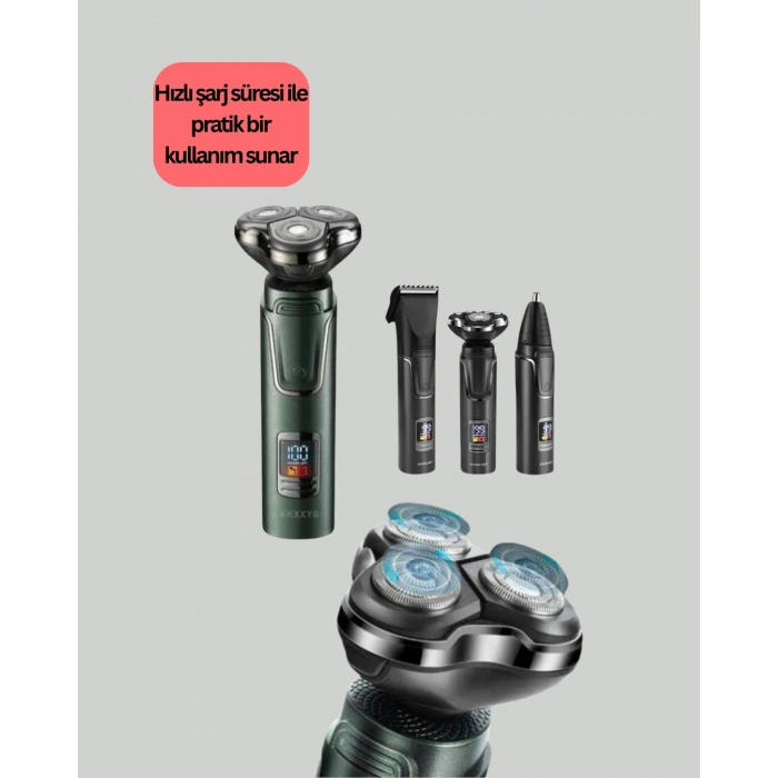 Başlıklı Şarjlı Tıraş Ve Bakım Cihazı