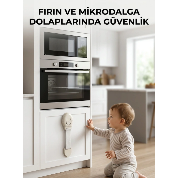 Bebek Güvenlik Dolap Kilidi Çok Amaçlı Çocuk Emniyet Kilit Sistemi