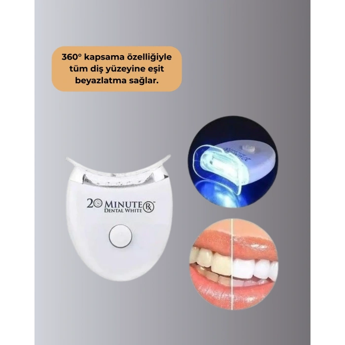 Beyazlatma Kalemli Led Diş Parlatma Seti