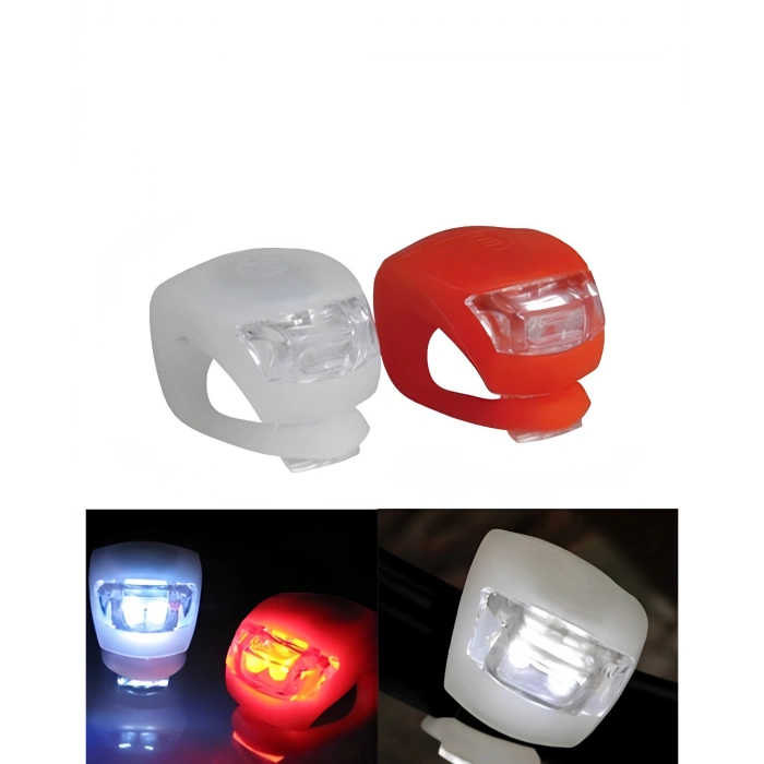 Bisiklet Emniyet Lambası 2li Set Güçlü Led Çakar Işık