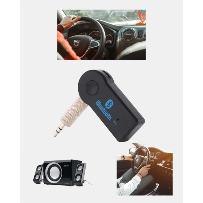 Bluetooth Araç Kiti Aux Mp3 Çalar Kablosuz Eller Serbest Cihaz