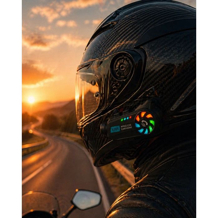 Bluetooth Destekli Kask Kamerası Uzun Batarya Ve Akıllı Kontrol