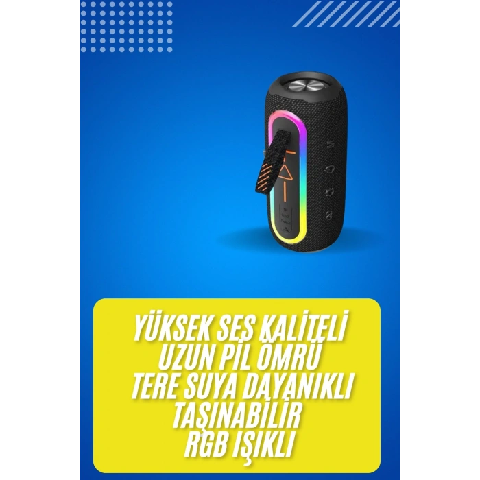 Bluetooth Hoparlör Usb Şarjlı Uzun Pil Ömrü Android Ve İos Uyumlu Renkli Yeni Nesil