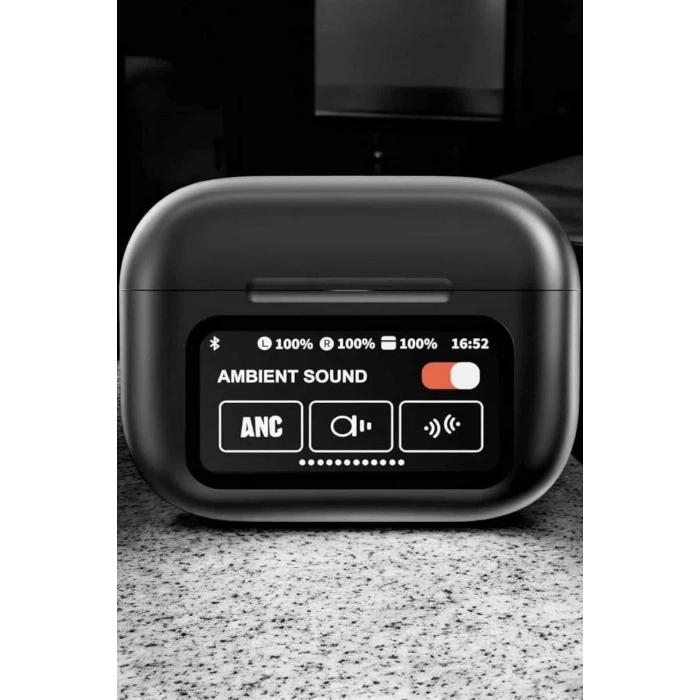 Bluetooth Kulaklık Kablosuz Ekranlı Anc/enc Destekli Dokunmatik