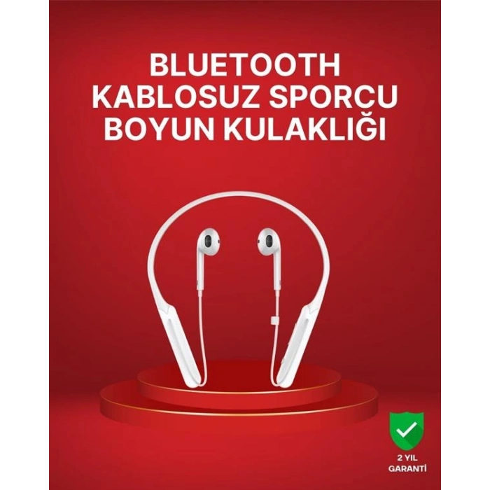 Boyun Askılı Kablosuz Kulaklık – Uzun Süreli Batarya Performansı