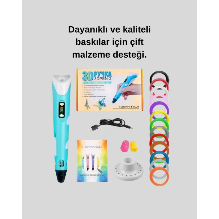 Çocuklar İçin Güvenli 3d Yazıcı Kalem