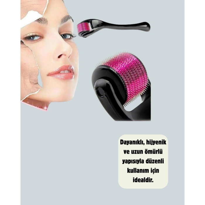 Dermaroller Titanyum 540 İğneli 1 Mm Cilt Yenileme Ve Anti Aging Etkisi