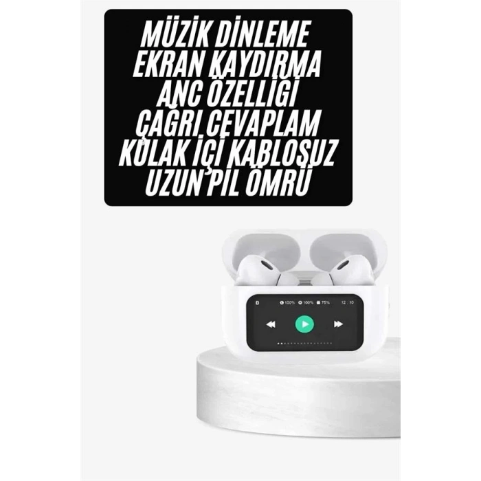 Dokunmatik Ekranlı Anc/enc Yeni Nesil Pro Bluetooth Kulaklık Dokunmatik Ekran Yeni Nesil