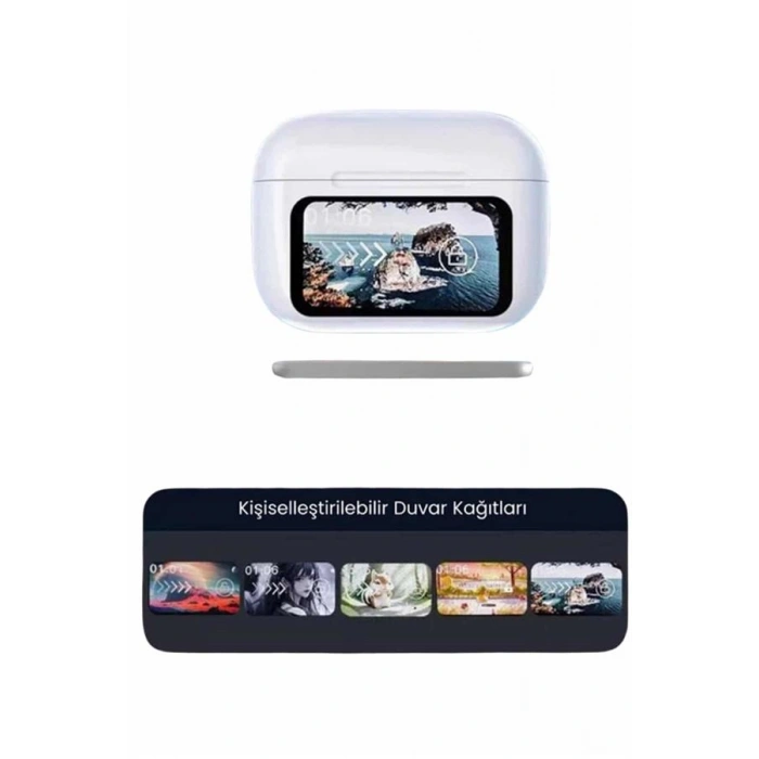Dokunmatik Ekranlı Anc/enc Yeni Nesil Pro Bluetooth Kulaklık Dokunmatik Ekran Yeni Nesil