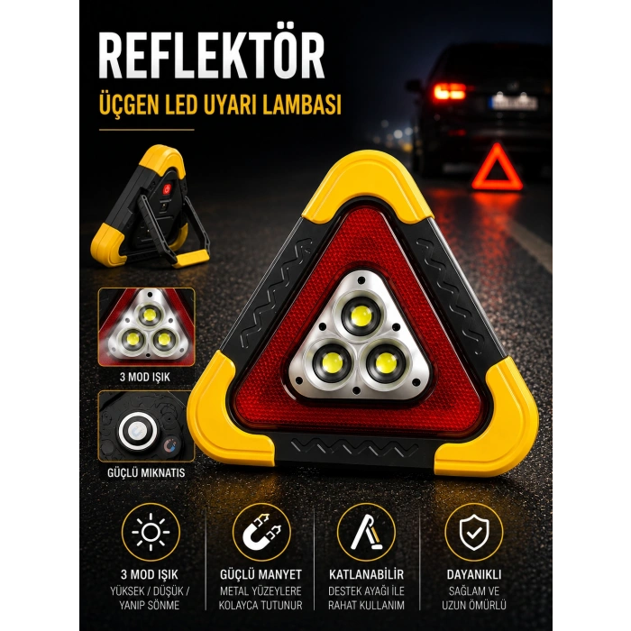 Dp-209 Reflektör 5 Farklı Işık Modlu