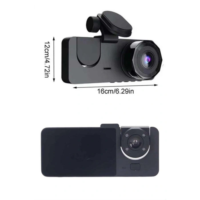 Dvr Araç İçi Kamera Hareket Algılayabilen 1080p Carplay Video Kaydedici