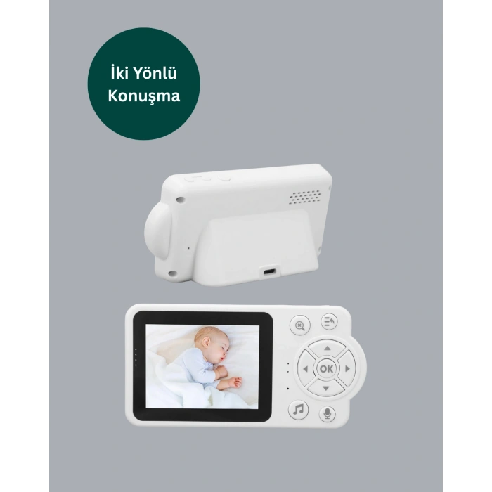 Ebeveyn Kontrollü 2.8 İnç Bebek Monitörü Güvenli İzleme