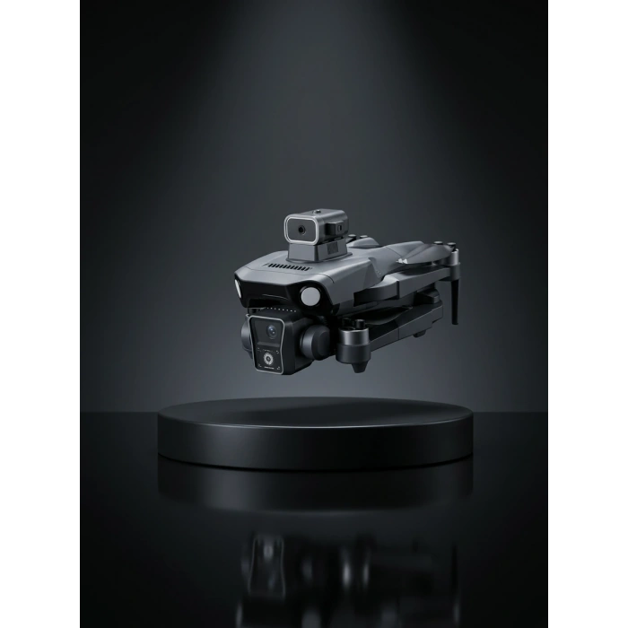 Ekranlı Kumandalı Gps Drone Çift Kameralı Katlanabilir Hava Aracı