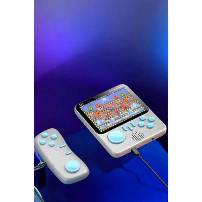El Atarisi 3.5 İnç Ekran Çift Konsol 666 Adet Retro Oyun Gamepad