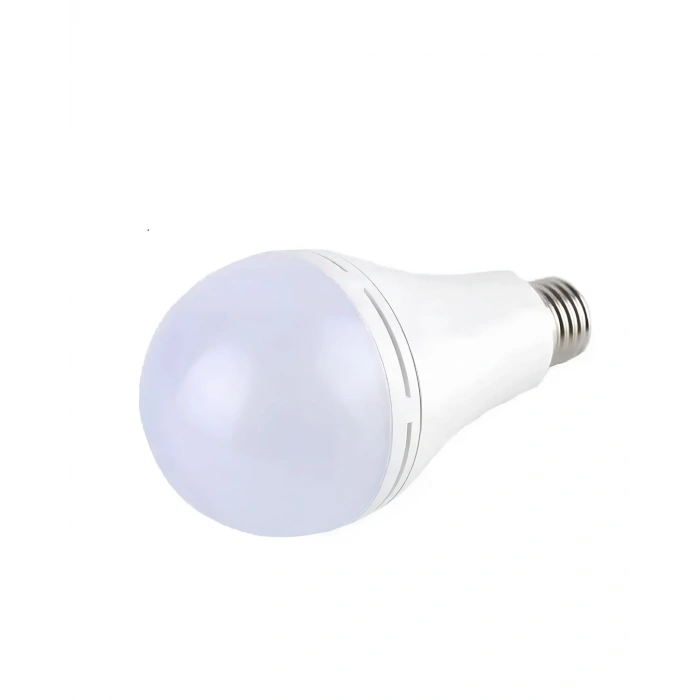 Elektrik Kesintisinde Yanan Şarjlı Led Ampul E27 6500k Güçlü Işık