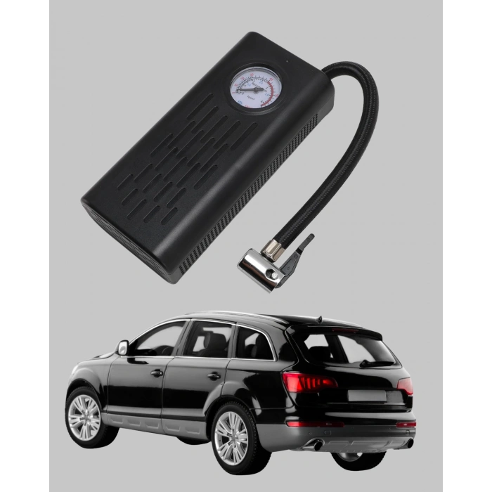 Elektrikli Hava Kompresörü Type-c Usb Şarjlı Çok Fonksiyonlu Lastik Pompası