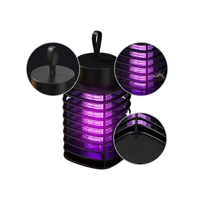 Elektrikli Sivrisinek Tuzak Lambası Uv Işık Çekim Gücü Ve Sessiz Çalışma