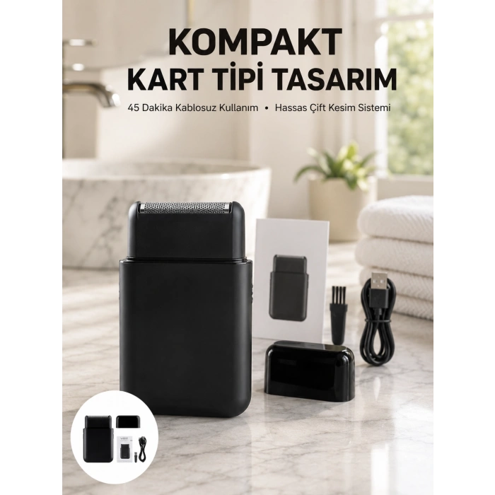 Elektrikli Tıraş Aleti – Hassas Kesim, Kolay Temizlik, Cilt Dostu Yeni Nesil