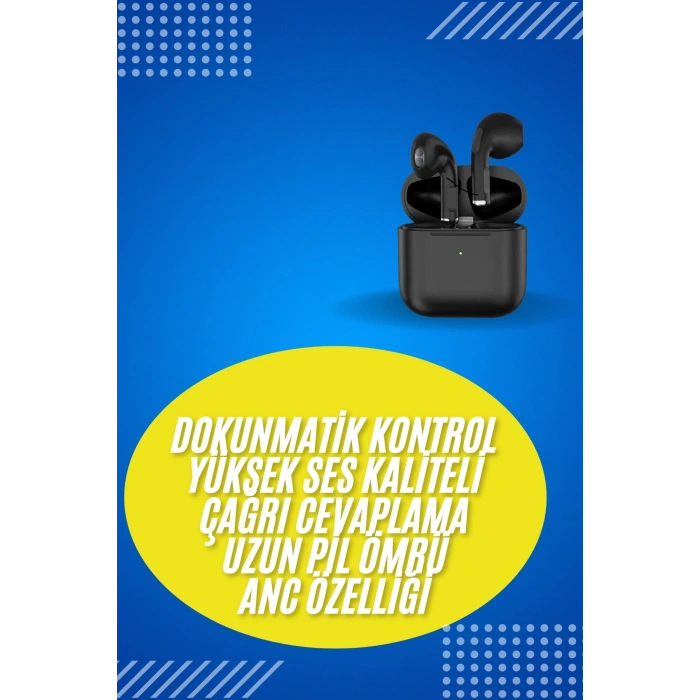 En Çok Tercih Edilen Bluetooth Kulaklık Mikrofonlu Silikonsuz Dokunmatik Kontrol