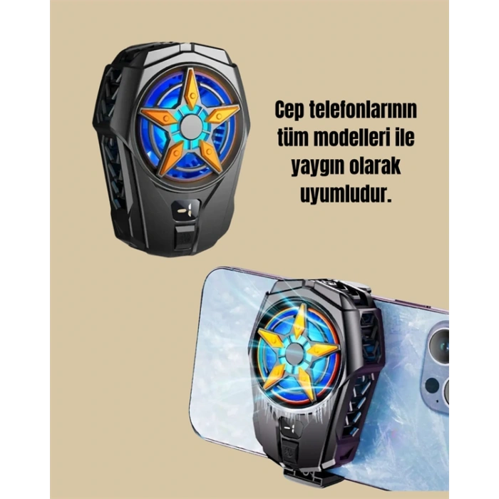 Ergonomik Telefon Soğutucu – 2 Hız Ayarı, Hafif Ve Taşınabilir Yeni Nesil