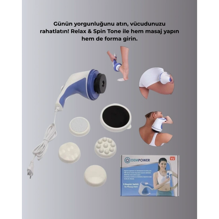 Ev Tipi Profesyonel Masaj Aleti – Tüm Vücut İçin Uygun