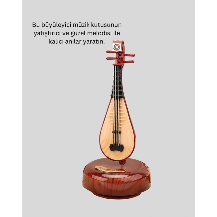 Figürlü Müzik Kutusu Zarif Melodili Dekoratif Model