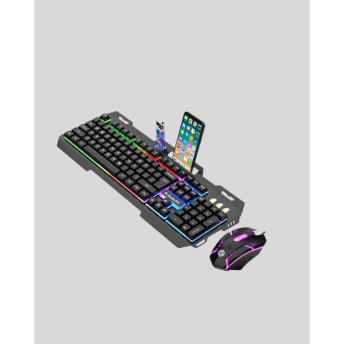 Gaming Klavye Ve Mouse Seti Pg8018 – Dayanıklı Tuşlar, Hızlı Komut