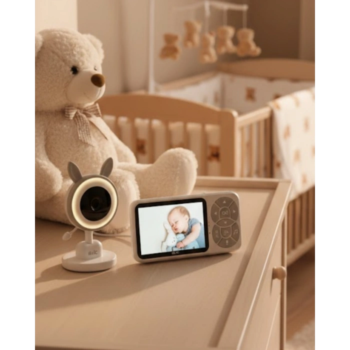 Gece Görüşlü Bebek Telsizi Besleme Hatırlatıcılı Lcd Ekran Yeni Nesil