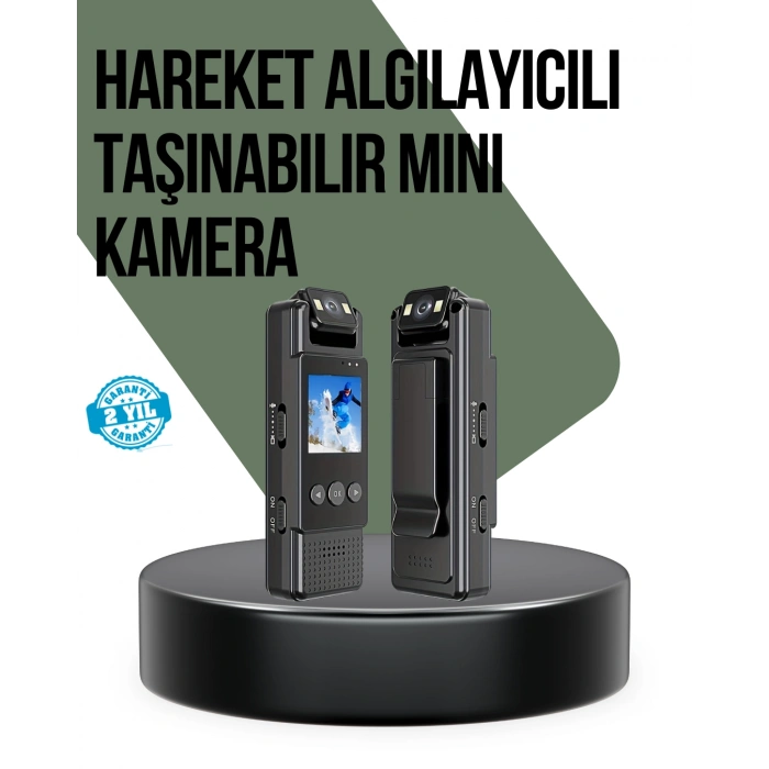 Gece Görüşlü Döngüsel Kayıt Destekli Mini Kamera