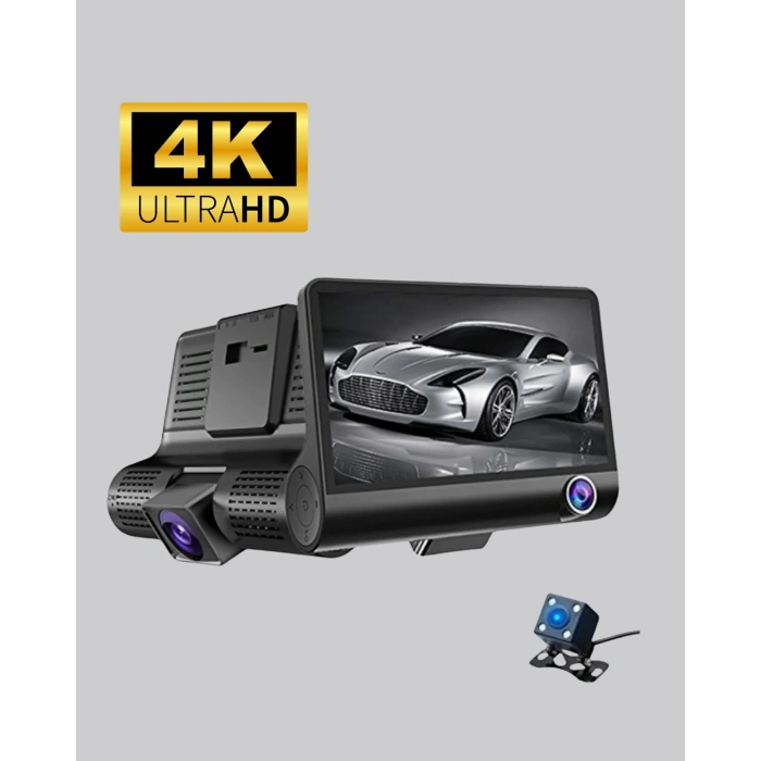 Gece Görüşü Destekli, 1080p Full Hd Çözünürlüklü Araç İçi Kamera