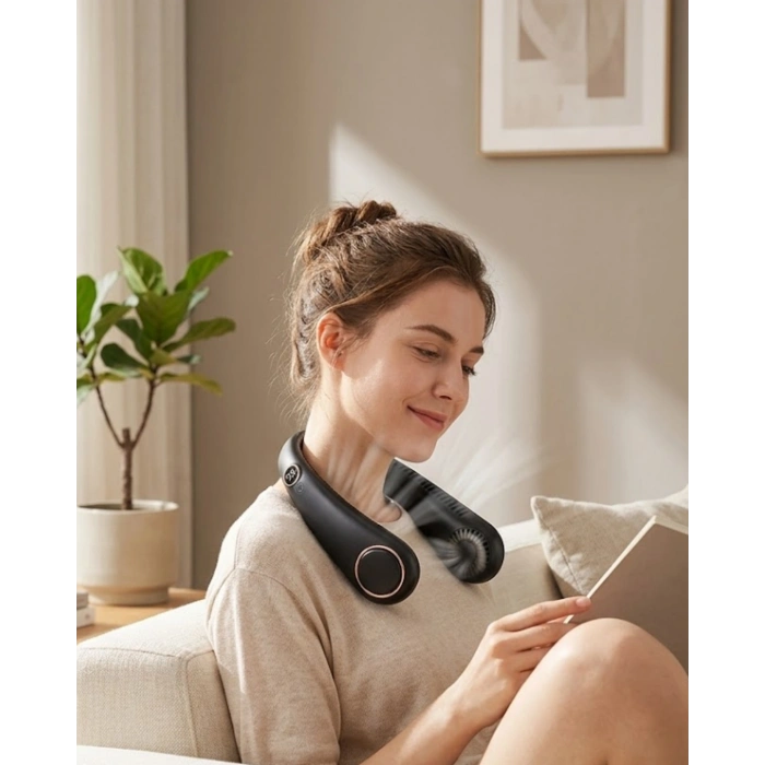 Gizli Turbo Tasarımlı Sessiz Çalışan Boyun Fanı