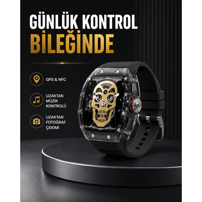 Gps Ve Nfc Özellikli Akıllı Saat İos Android Uyumlu