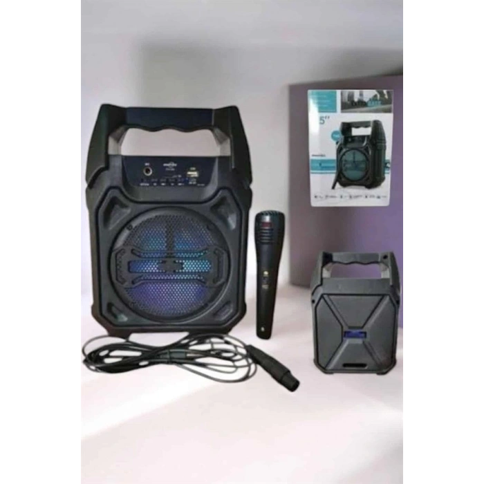 Güçlü Ve Şarj Edilebilir Bluetooth Hoparlör 6.5 İnç