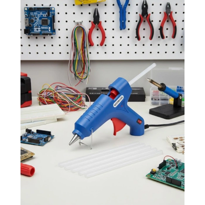 Güçlü Yapıştırma İçin 80 W Silikon Tabancası 11 Mm Uyumlu 5 Adet Silikon