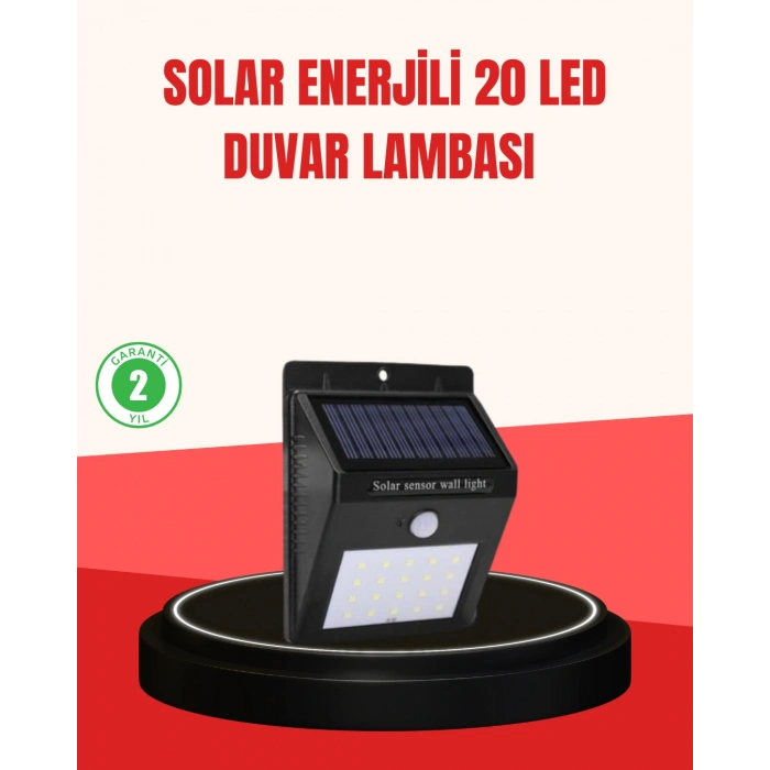 Güneş Enerjili Su Geçirmez Dış Mekan Aydınlatma