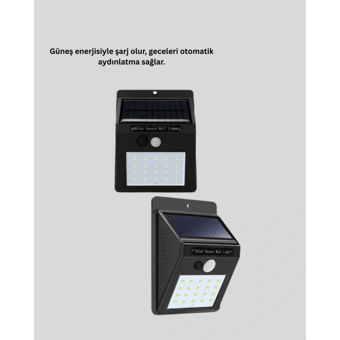 Güneş Enerjili Su Geçirmez Dış Mekan Aydınlatma