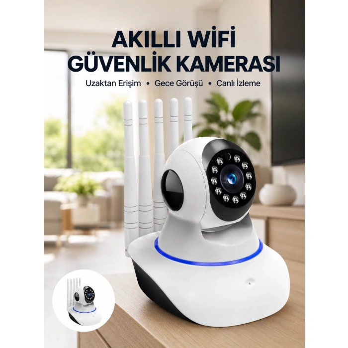 Güvenlik Kamerası Antenli Gece Görüşlü Sensörlü Harekete Duyarlı Yeni Nesil