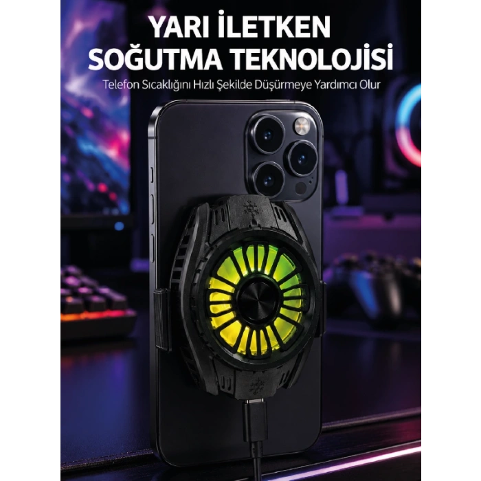 Hafif Tasarımlı Hızlı Soğutma Sağlayan Telefon Soğutucu