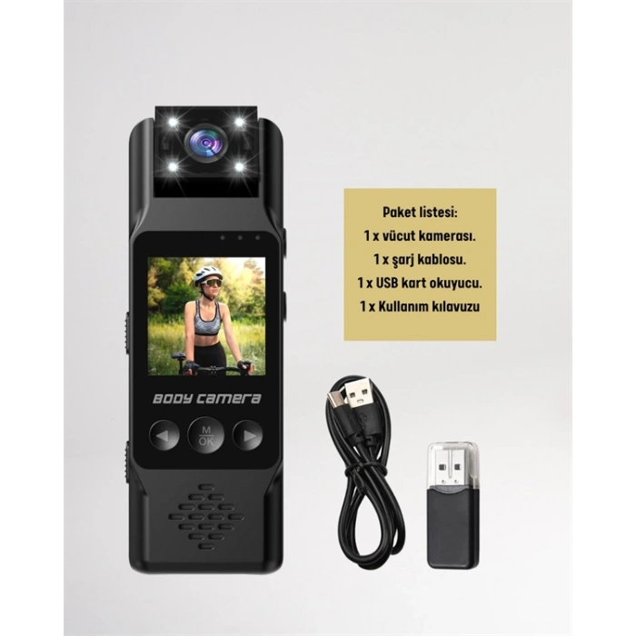 Hareket Algılayıcılı Taşınabilir Mini Kamera – 3mp Fotoğraf, Düşük Güç Tüketimi