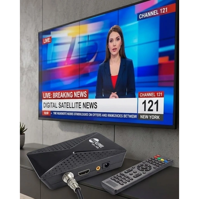 Hd Uydu Alıcısı Full Hd Görüntü Hdmı Usb Wifi Destekli