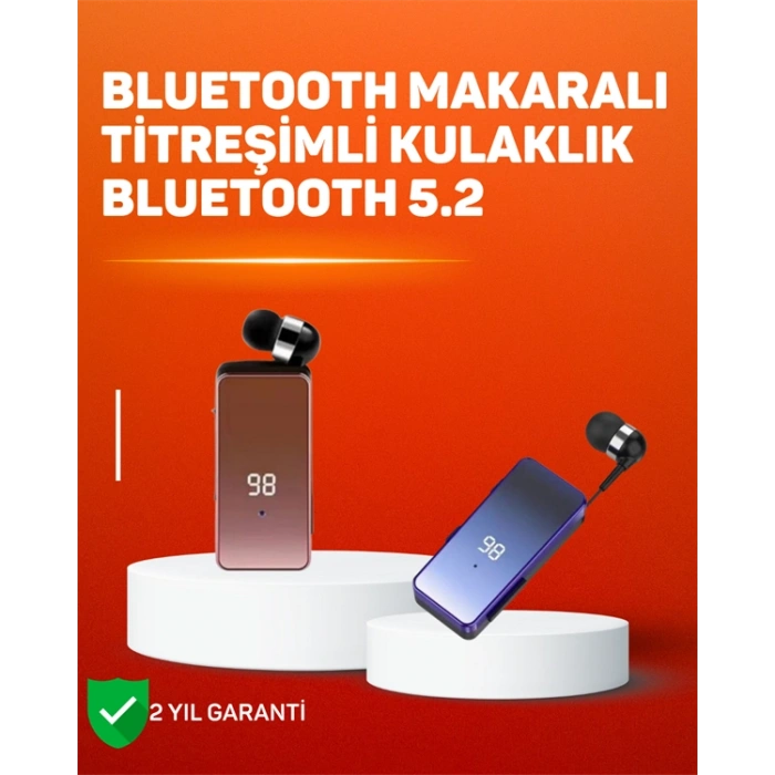 İki Telefona Aynı Anda Bağlanan Bluetooth 5.3 Klipsli Kulaklık – Mfb Çok Noktalı Bağlantı